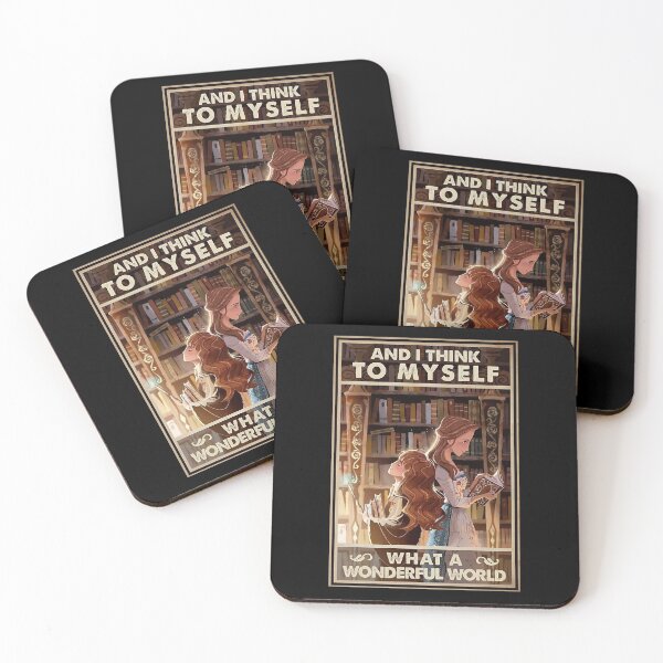 Item preview, AND I THINK TO MYSELF - WHAT A WONDERFUL WORLD books lover designed and sold by SEANPARKERAU.