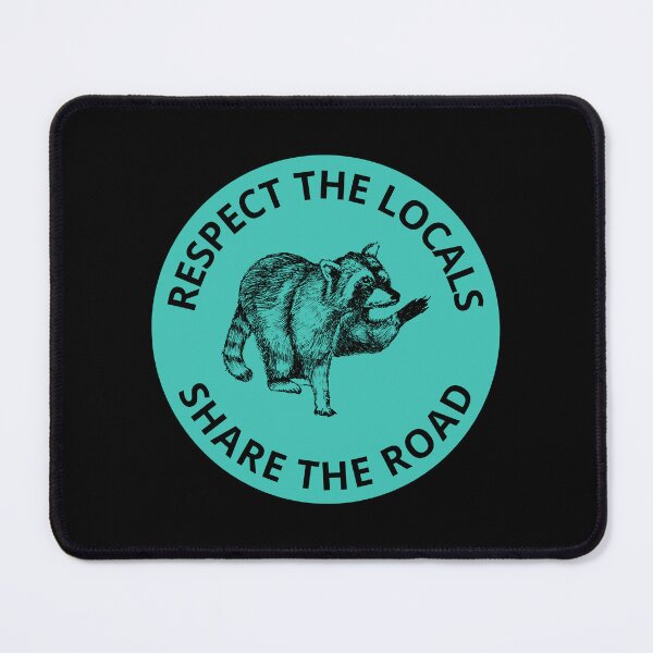Item preview, Respect The Locals Bumper Blue designed and sold by DrunkPolarBear.