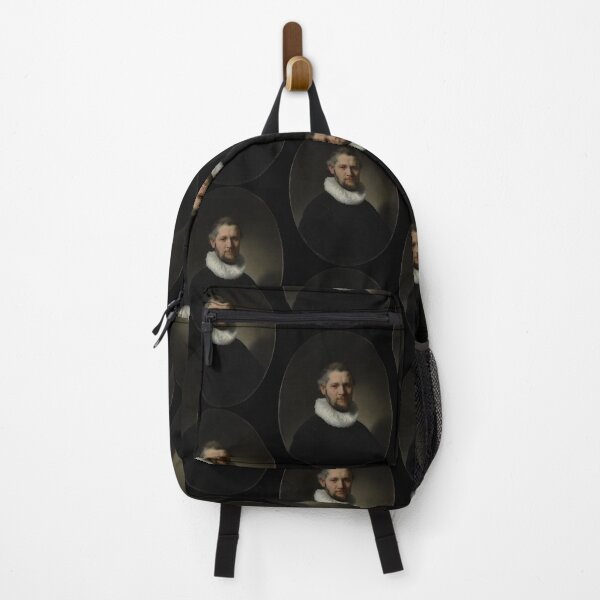 Item preview, 17th century portrait of a man in a ruff collar by Rembrandt designed and sold by Vintage Designs +.