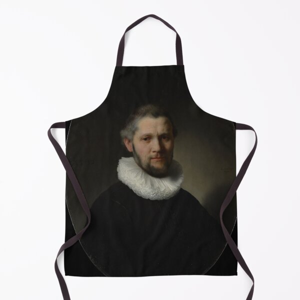 Item preview, 17th century portrait of a man in a ruff collar by Rembrandt designed and sold by Vintage Designs +.