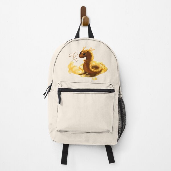 Item preview, Zhongli Chibi Dragon - Genshin Impact (Bright Background with text) designed and sold by Katzui.