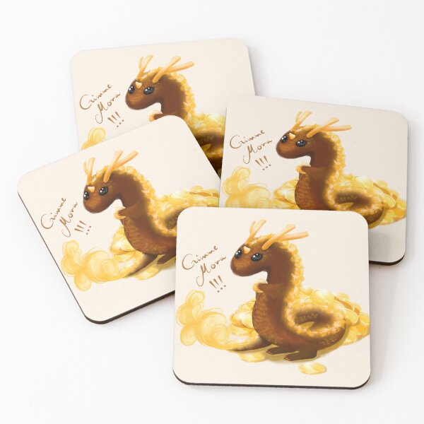 Item preview, Zhongli Chibi Dragon - Genshin Impact (Bright Background with text) designed and sold by Katzui.