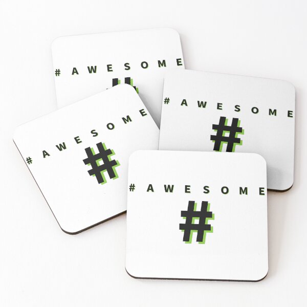 Item preview, Awesome hashtag designed and sold by Renfielddesign.