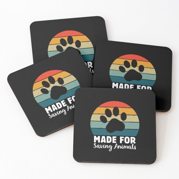 Item preview, Made for saving animals cute retro pet paw Made for Veterinarian designed and sold by Majesticoo.