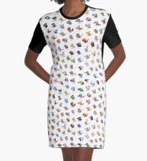 Marathon Tiere T-Shirt Kleid