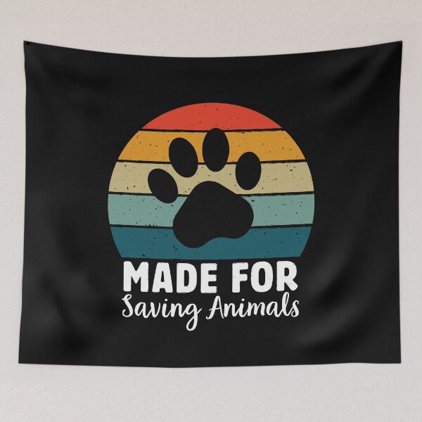 Item preview, Made for saving animals cute retro pet paw Made for Veterinarian designed and sold by Majesticoo.