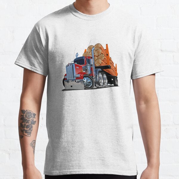 Truck Driving Essentials Parking the Log Truck Driver Premium T-Shirt