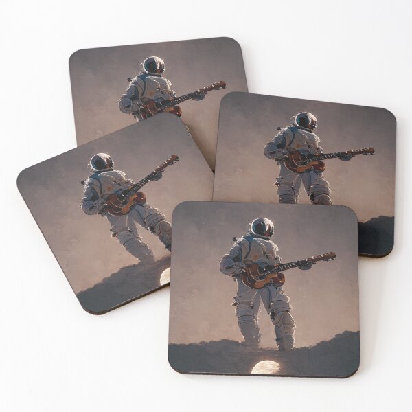 Item preview, Astronaut Playing The Guitar designed and sold by Styxiann.