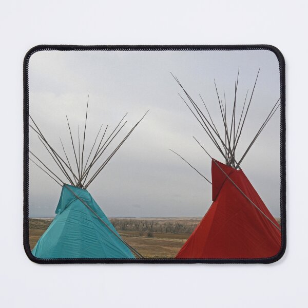Item preview, Red and Blue Tipi designed and sold by Whisperingpeaks.