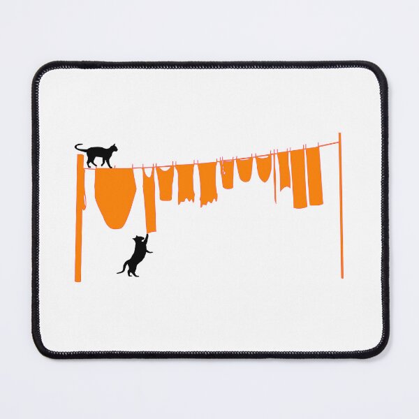 Item preview, CATS AND CLOTHESLINE designed and sold by DomGDesign.