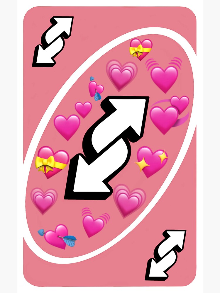 UNO Reverse Card Hearts UNO Reverse Card Hearts UNO Reverse Card Hearts |  Sticker