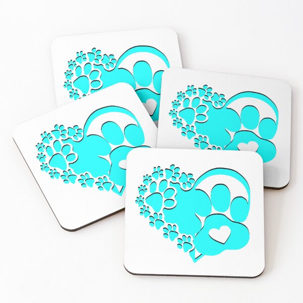 Item preview, Heart shaped paw prints  designed and sold by DragonflycreatN.