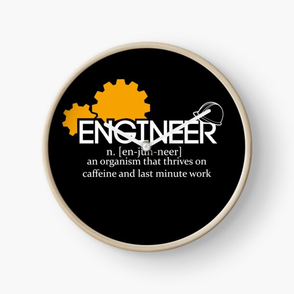 Item preview, Engineer n. [en-juh-neer] an organism that thrives on caffeine and last minute work designed and sold by BeUniqueMe.