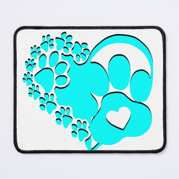 Item preview, Heart shaped paw prints designed and sold by DragonflycreatN.