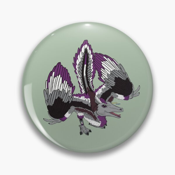 Item preview, Asexuaeopteryx - Asexual Pride Archaeopteryx designed and sold by tygerwolfe.