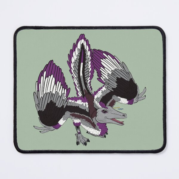 Item preview, Asexuaeopteryx - Asexual Pride Archaeopteryx designed and sold by tygerwolfe.