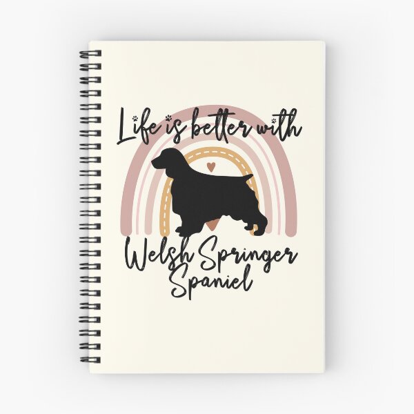 Item preview, Welsh Springer Spaniel Dog Rainbow Aesthetic Boho designed and sold by rafaeltto.