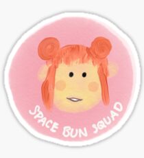 Space Bun Squad Sticker
