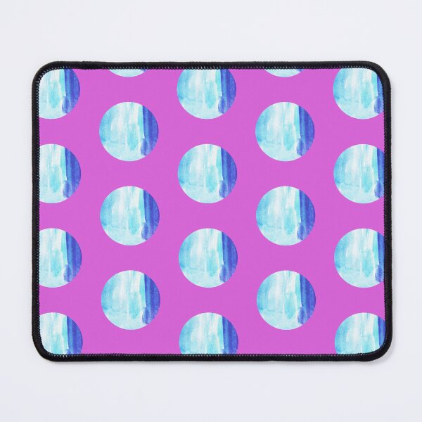 Item preview, Blue watercolor circle pattern designed and sold by lausn.
