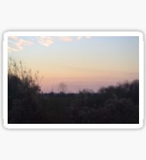 Lovely Landscape at Dusk Sticker