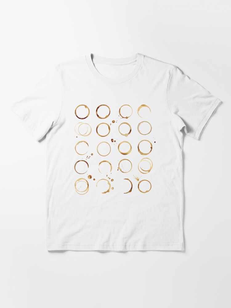 "Coffee Stains // Coffee or Tea Stained Print" T-shirt by ...