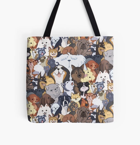 Canvas Tote Bag Blue White Italian Greyhound Trio Cute Seal Funny Lover Reusable Handbag Shoulder Grocery Shopping Bags