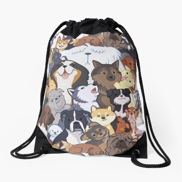 Pupper Party Drawstring Bag