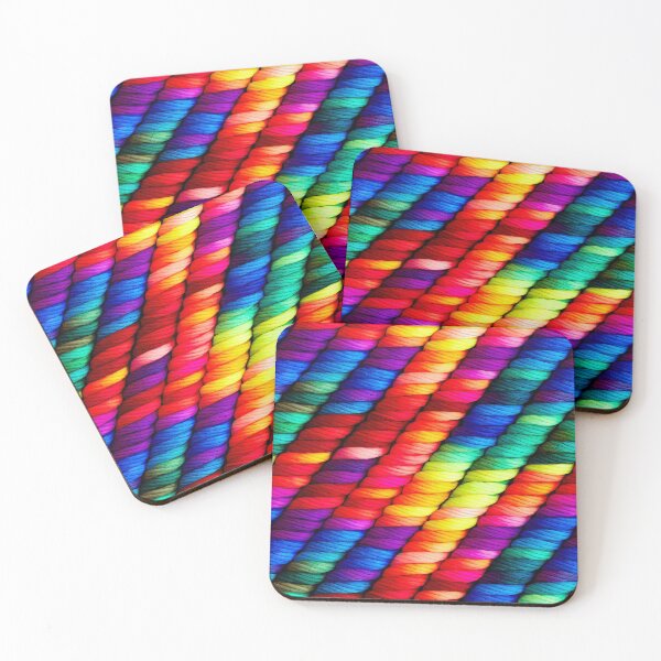 Item preview, Rainbow rope texture Background. seamless pattern designed and sold by ShopThousand.