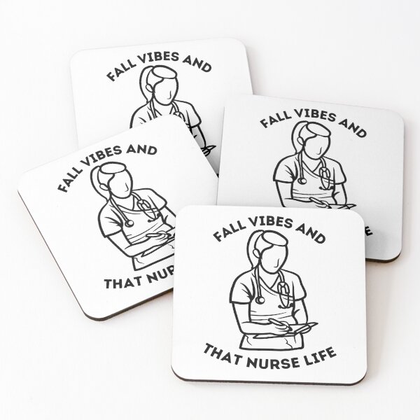 Item preview, Fall vibes and that nurse life Essential T-shirt designed and sold by OneDayCollected.