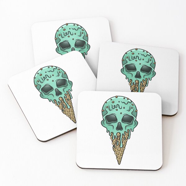 Item preview, Skulltastic Mint Choc Chip Ice Cream designed and sold by Amy Farmer.