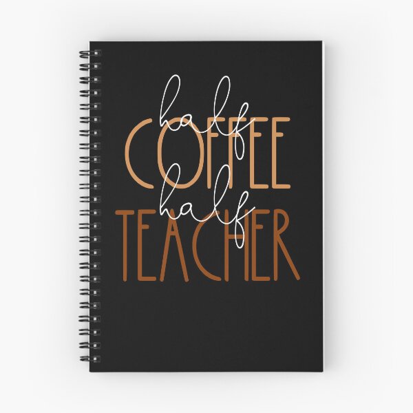 Item preview, Half Coffee Half Teacher Funny Coffee Teacher Gift Teacher Gear designed and sold by DynamicDesign.