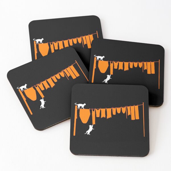 Item preview, CATS AND CLOTHESLINE designed and sold by DomGDesign.