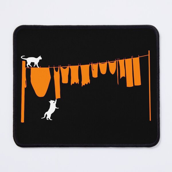 Item preview, CATS AND CLOTHESLINE designed and sold by DomGDesign.