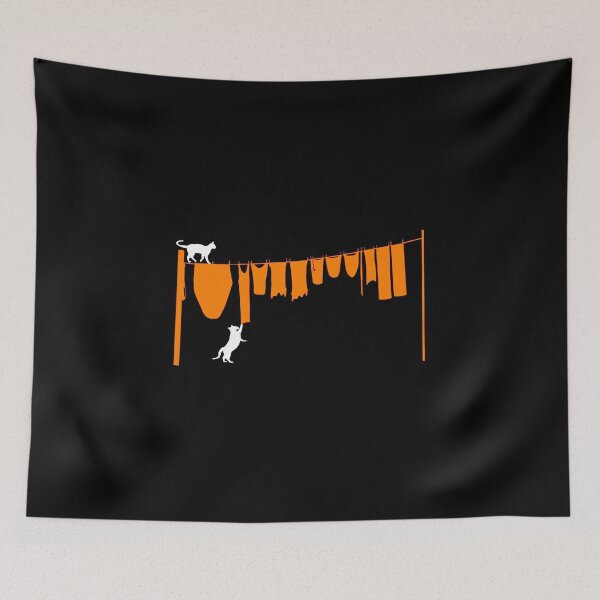 Item preview, CATS AND CLOTHESLINE designed and sold by DomGDesign.