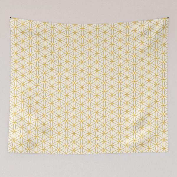Item preview, Sacred Geometry Pattern | Golden Yellow designed and sold by ghost888.