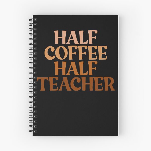 Item preview, Half Coffee Half Teacher Funny Coffee Teacher Gift Teacher Gear designed and sold by DynamicDesign.