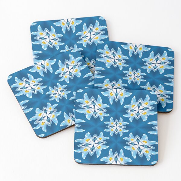 Item preview, Blue Lily Pattern designed and sold by Patternflower.