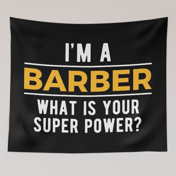 Item preview, Super Barber Barbershop designed and sold by NestaReign.