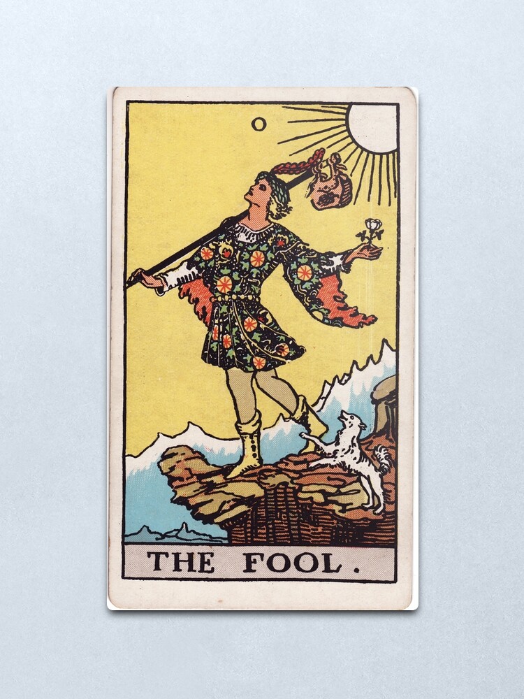 Alternate view of The Fool Metal Print
