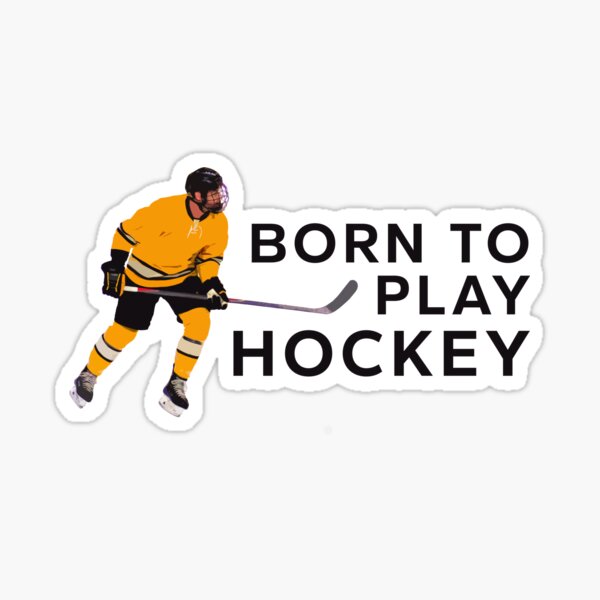 Maglietta Hockey Su Ghiaccio 'Born To Play' - Cotone, Design Per Giocatori E Portieri, Regalo Ideale - Foto 12