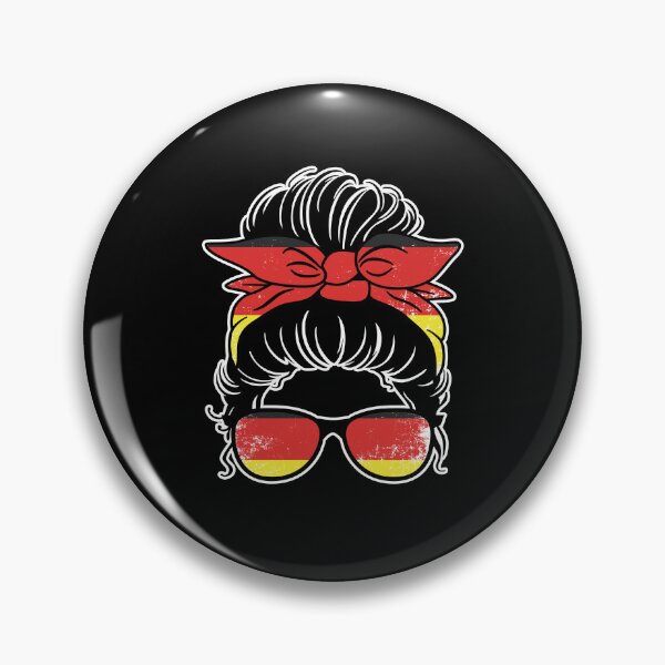 Item preview, Messy Bun Awesome German Woman A Deutsch Deutschland Native designed and sold by Nessshirts.
