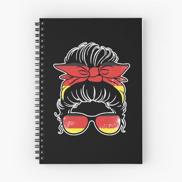Item preview, Messy Bun Awesome German Woman A Deutsch Deutschland Native designed and sold by Nessshirts.