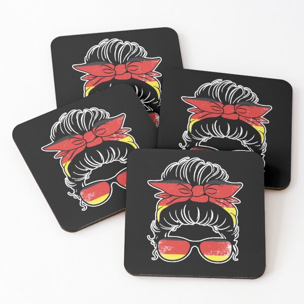 Item preview, Messy Bun Awesome German Woman A Deutsch Deutschland Native designed and sold by Nessshirts.