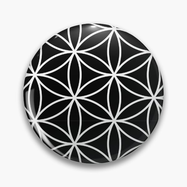 Item preview, Sacred Geometry Pattern | White Over Black  designed and sold by ghost888.