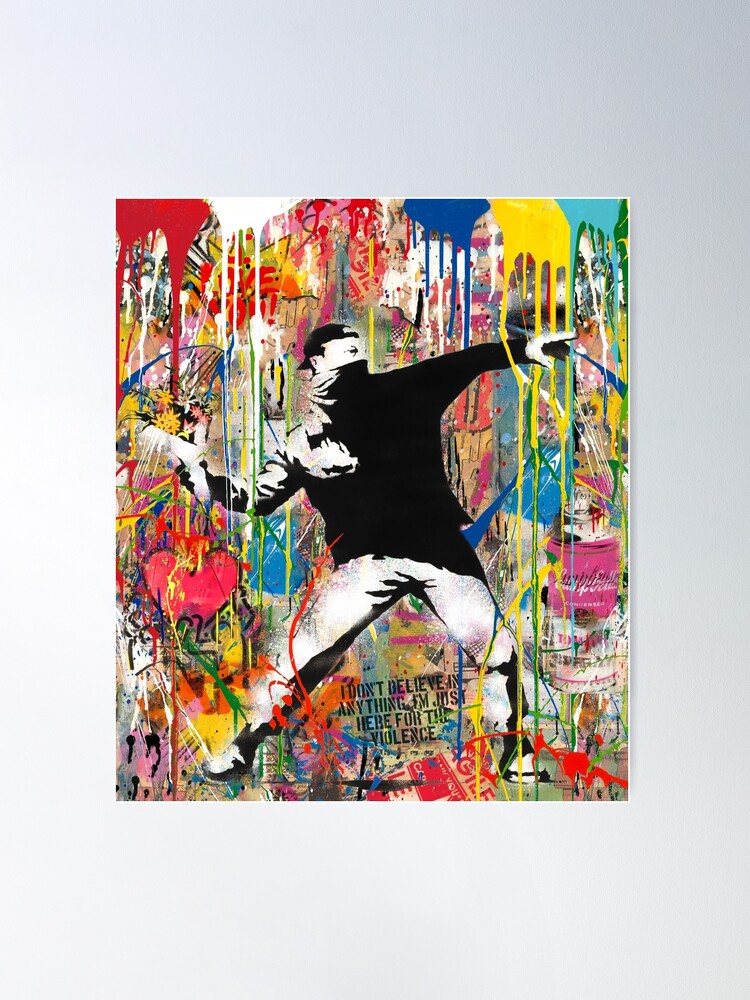 Banksy ポスター Amazon.co.jp: MR CI JSC261 Keep It Real Banksy ポスター | 18