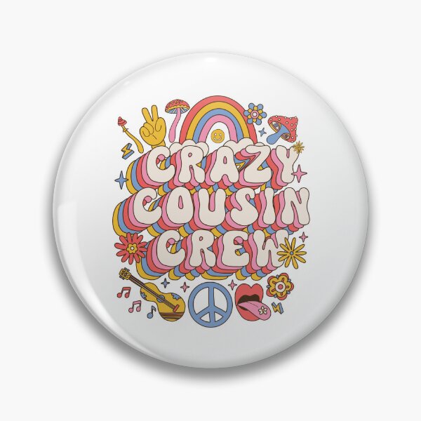 Item preview, Crazy Cousin Crew Groovy Retro Funny Family Reunion designed and sold by GravitiTees.