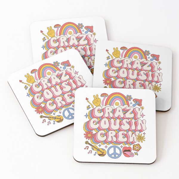 Item preview, Crazy Cousin Crew Groovy Retro Funny Family Reunion designed and sold by GravitiTees.