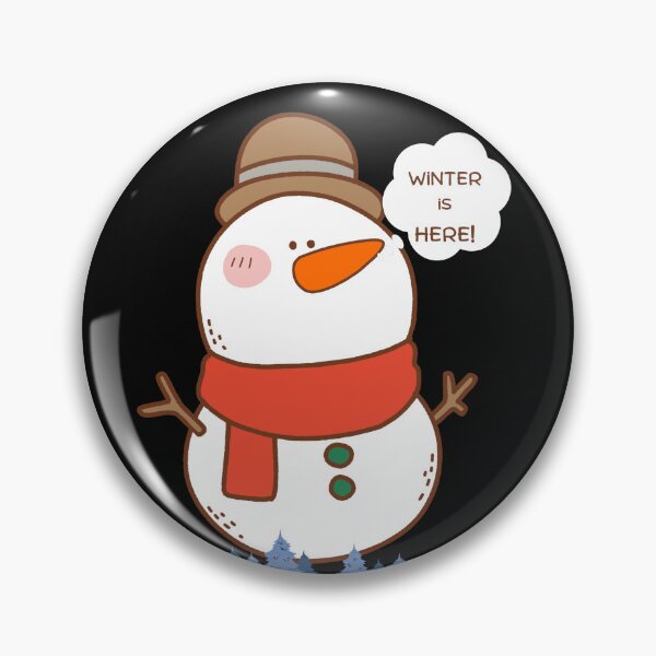 Item preview, Winter is Here Snowman - Funny Christmas Design designed and sold by SBWorld.