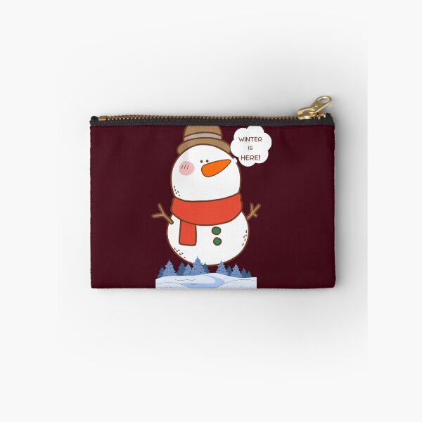 Item preview, Winter is Here Snowman - Funny Christmas Design designed and sold by SBWorld.