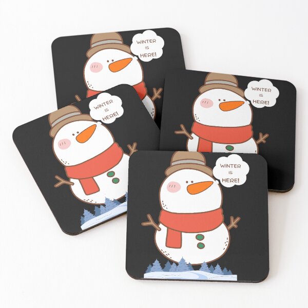 Item preview, Winter is Here Snowman - Funny Christmas Design designed and sold by SBWorld.